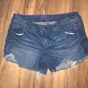 dELiA's Distressed Jean Shorts Size 9/10 "Taylor"
